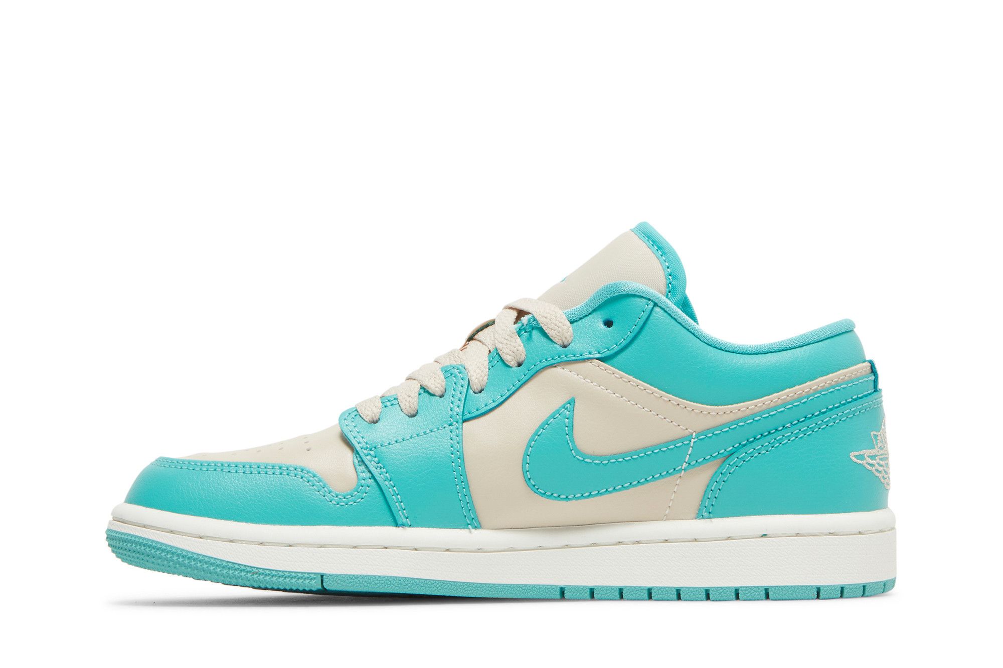 Turquoise and white jordans on sale
