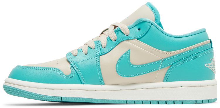 Wmns Air Jordan 1 Low Tropical Teal Sandy Beige