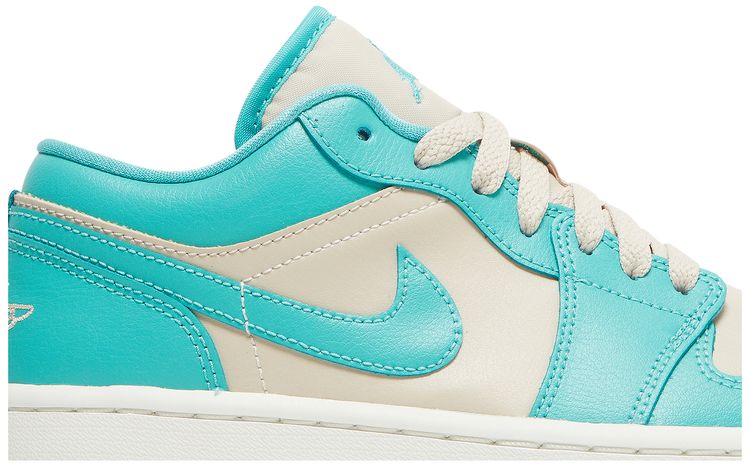 Wmns Air Jordan 1 Low Tropical Teal Sandy Beige