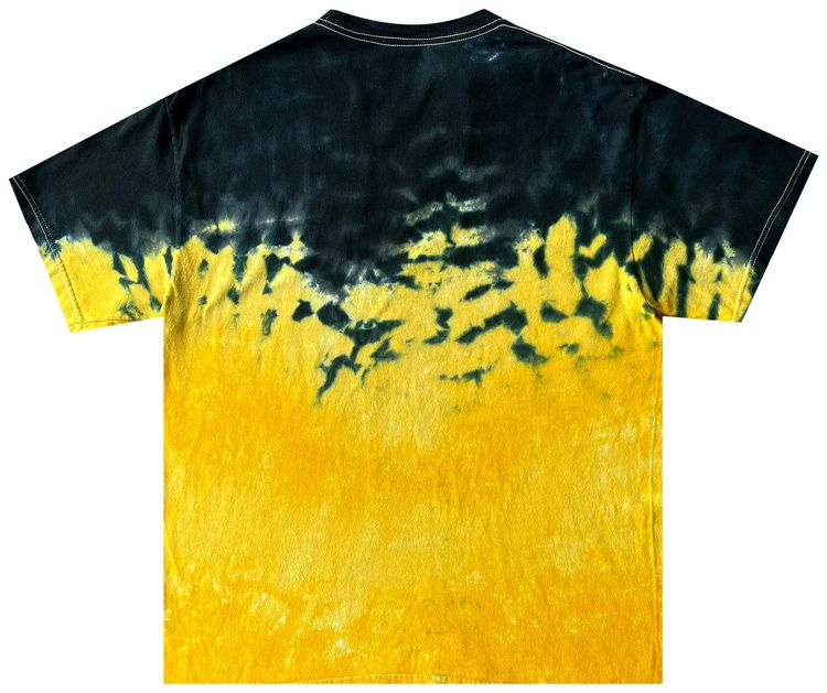 Pre Owned Vintage 1990s Pittsburgh Steelers Tie Dye Tee Yellow
