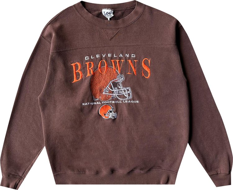 Buy Pre-Owned Vintage 1990's Cleveland Browns Lee Sweatshirt 'Brown' - 2934  1SS2201069CBL BROW