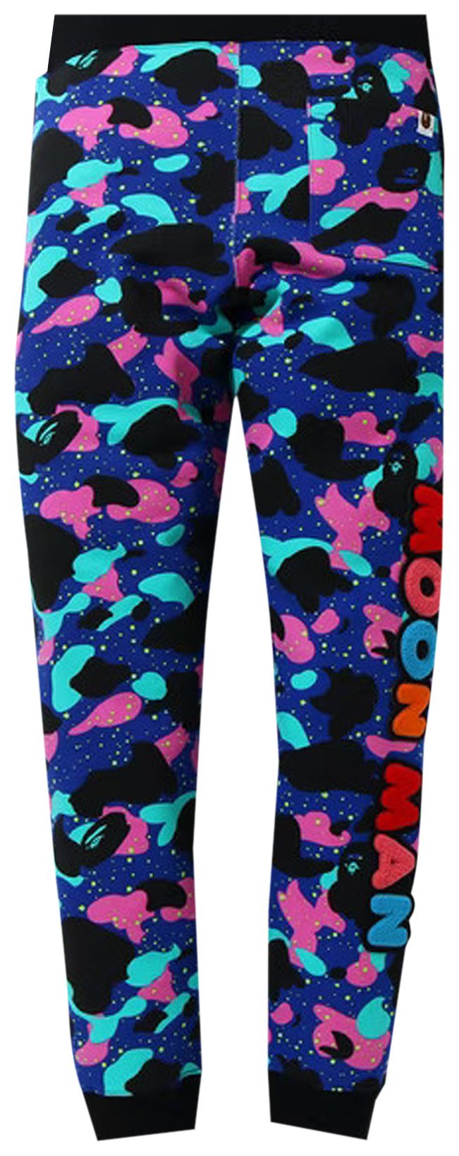 BAPE x Kid Cudi Camo Slim Sweatpants Navy