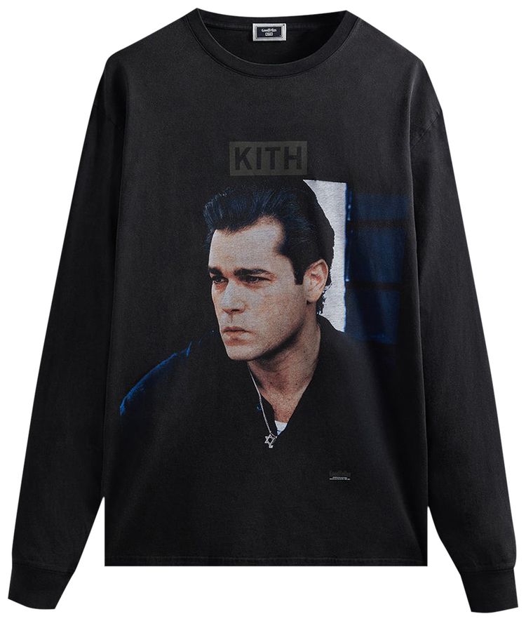 Kith For Goodfellas Monologue Vintage Long Sleeve Tee Black