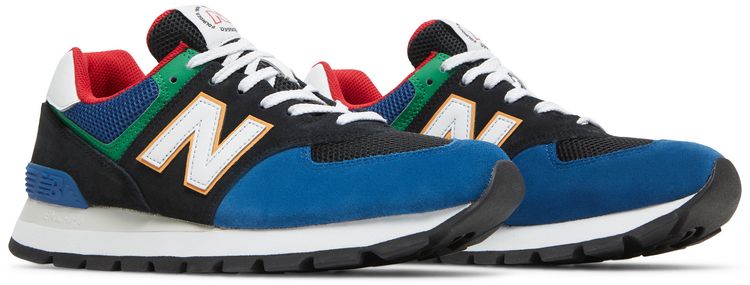 New Balance 574 Rugged Black Captain Blue