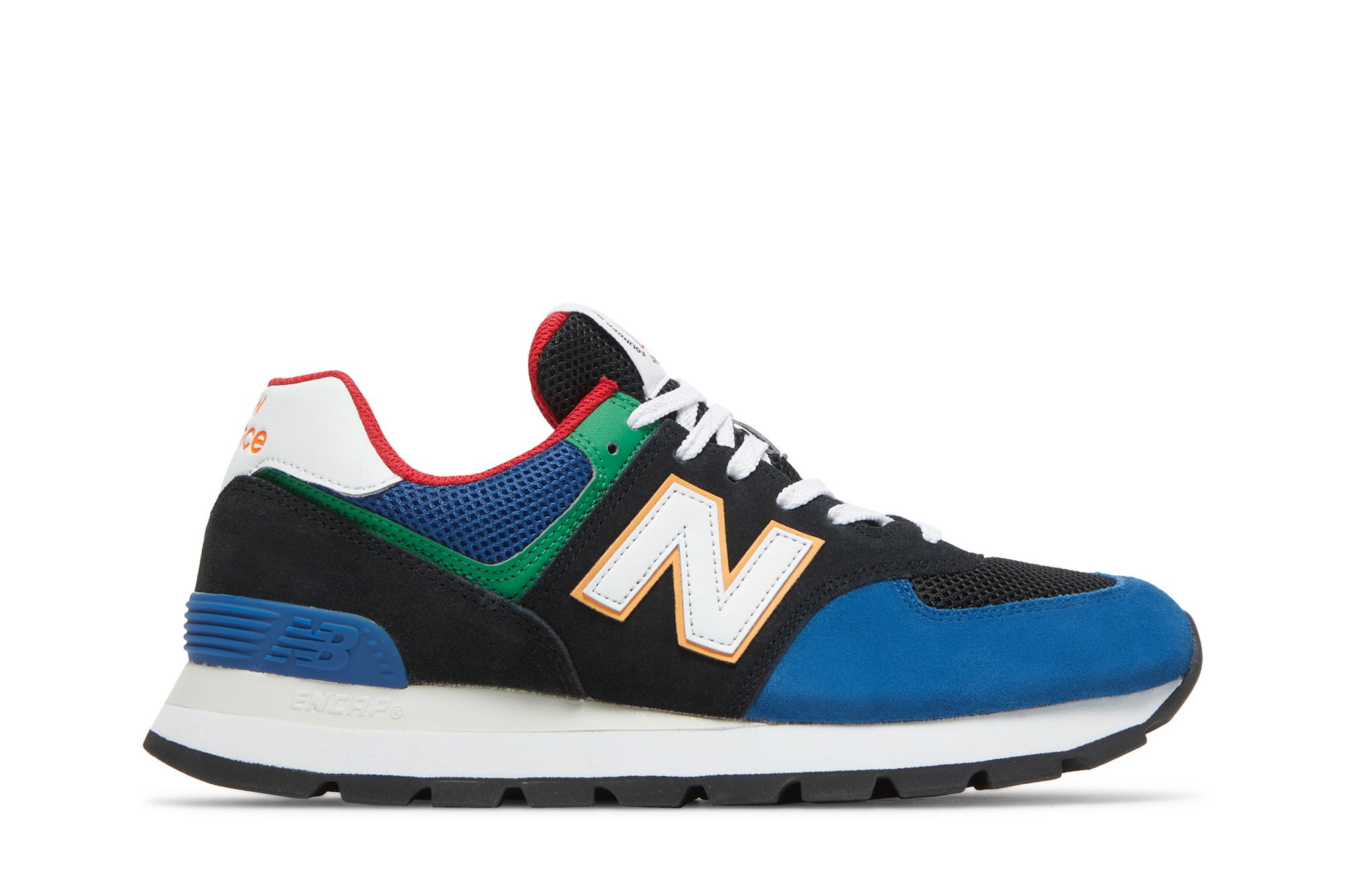 Size 9.0 574 Rugged 'Black Captain Blue'