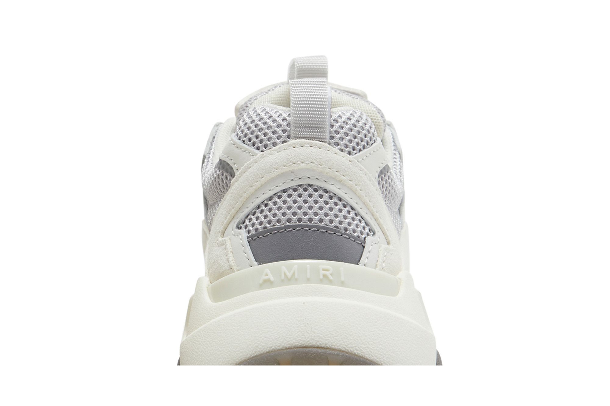 【関税込み】AMIRI ホワイト＆グレー Bone Runner スニーカー Bone Runner Low-top Sneaker White And Grey | The Webster