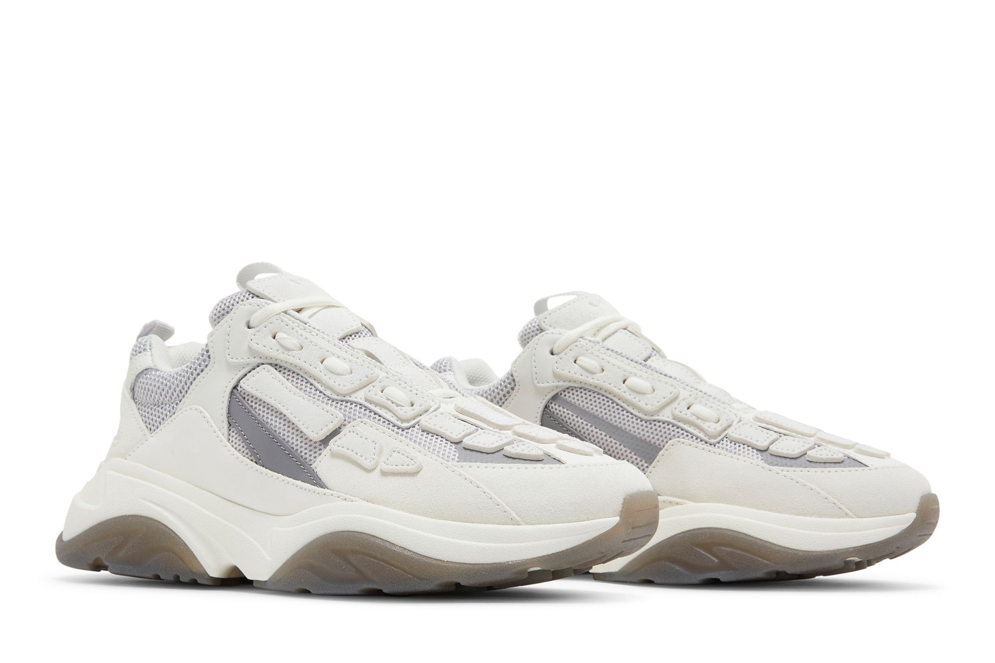 Buy Amiri Bone Runner 'White Grey' - MFS001 122 | GOAT CA