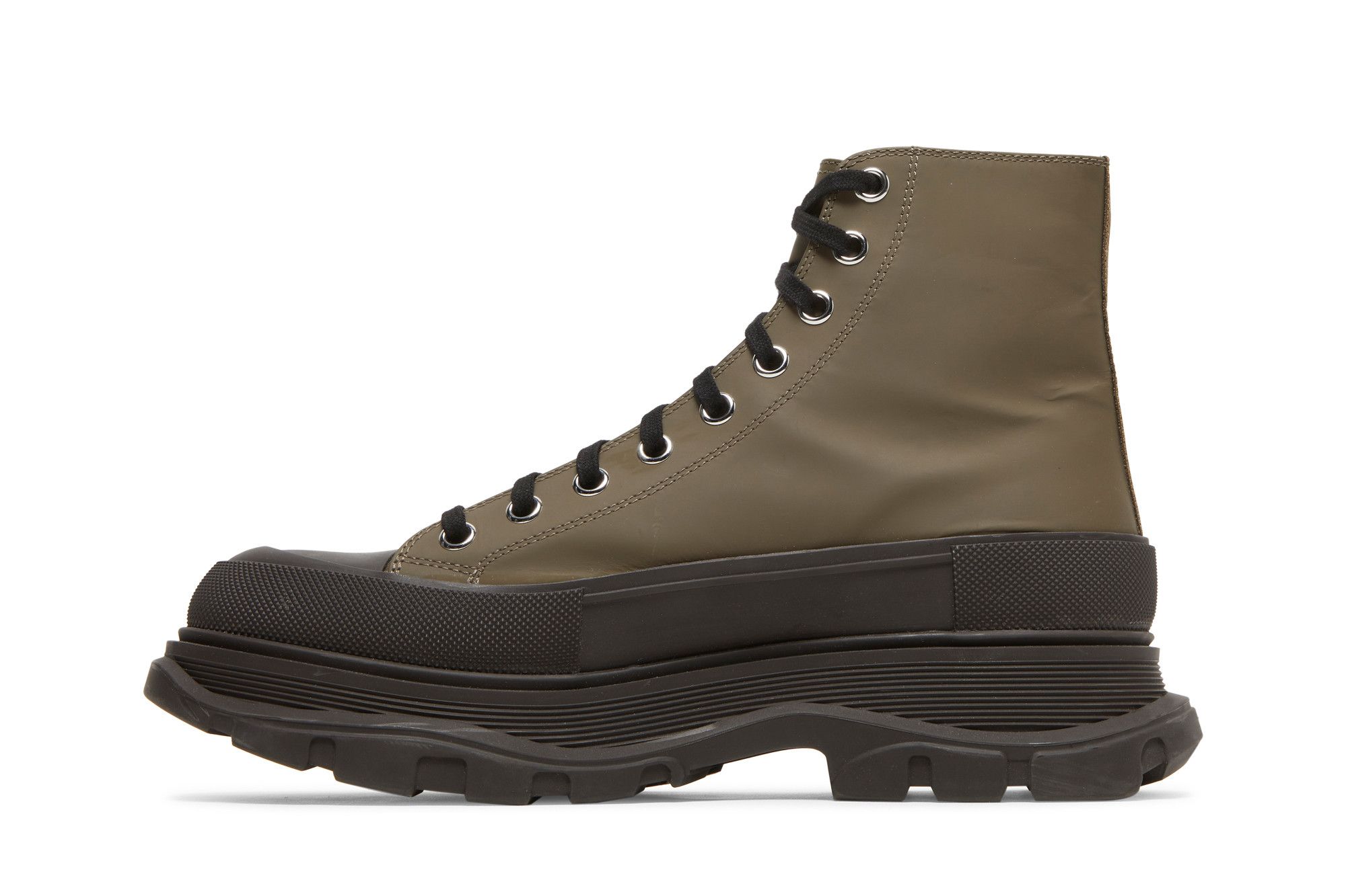 ALEXANDER MCQUEEN トレットスリックフツ 701165W4TG3 9348 Tread Slick ブーツ | ブラック | Alexander McQueen JP