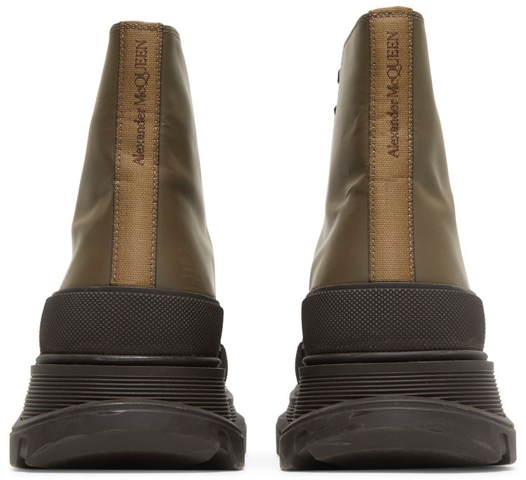 Alexander McQueen Tread Slick Boots Khaki Black