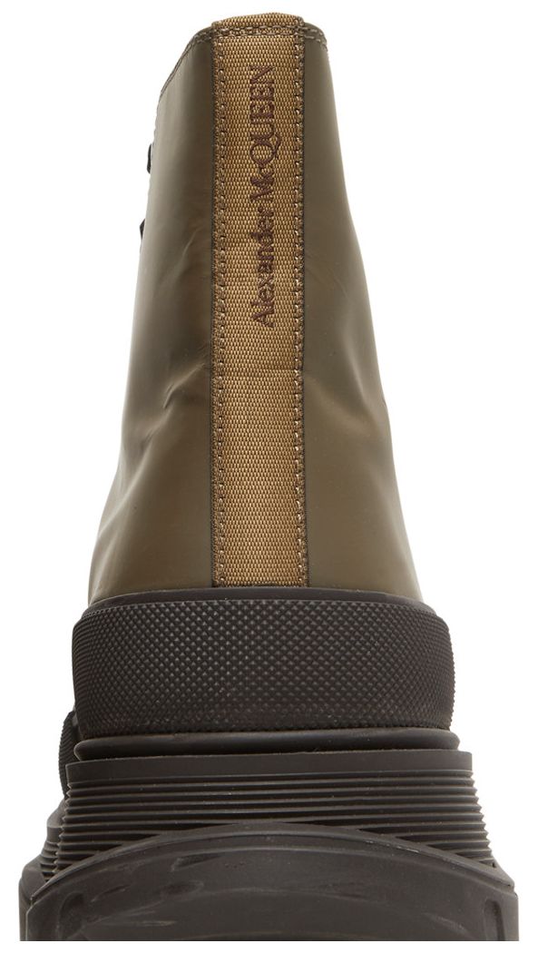 Alexander McQueen Tread Slick Boots Khaki Black