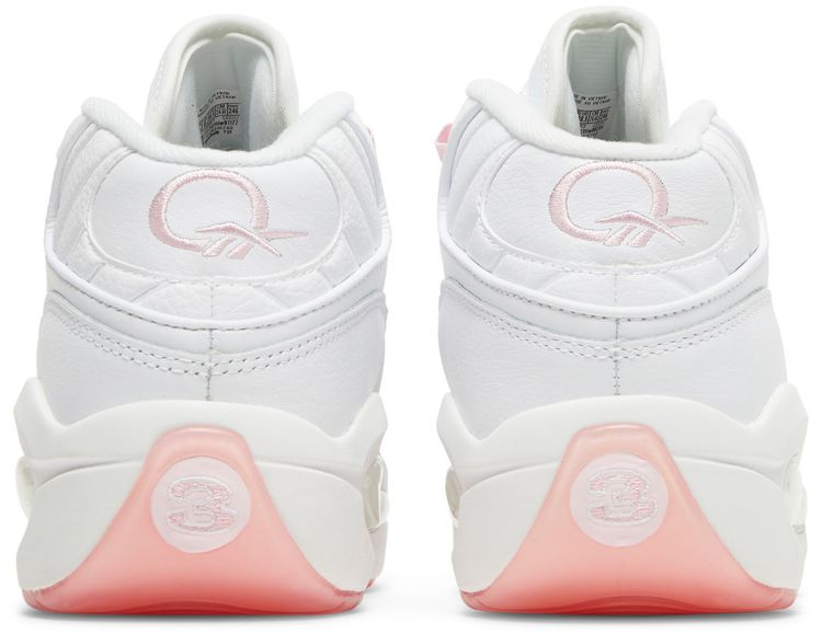 Reebok Question Mid Big Kid Pink Toe