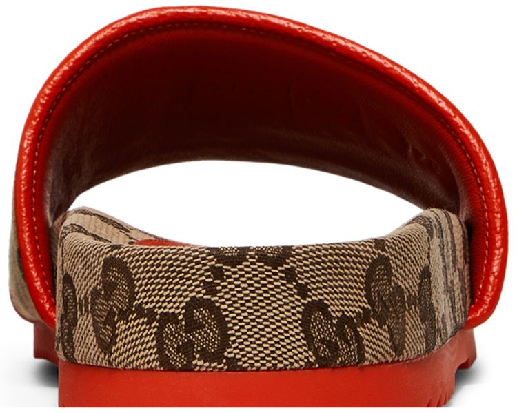 The North Face x Gucci Wmns Slide Beige Orange Monogram