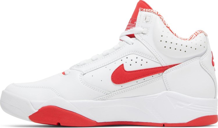 Air Flight Lite Mid White University Red