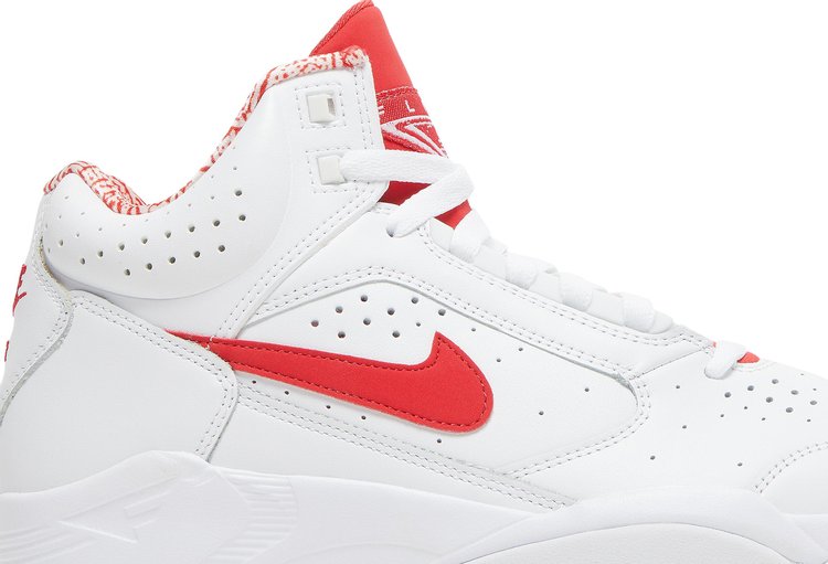 Air Flight Lite Mid White University Red