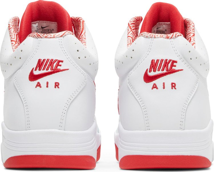 Air Flight Lite Mid White University Red