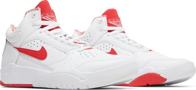 Air Flight Lite Mid White University Red