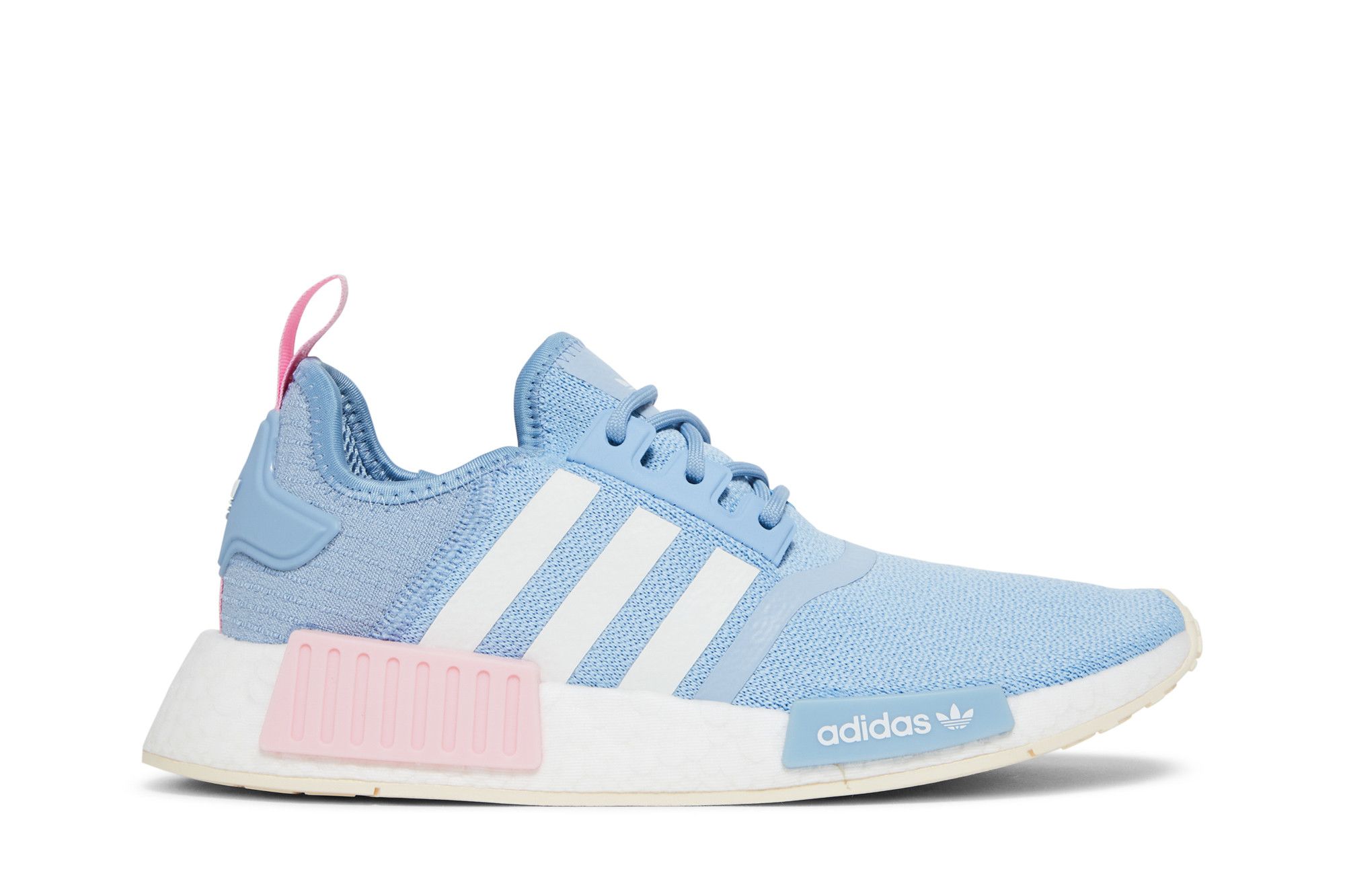 Nmd blue and on sale pink
