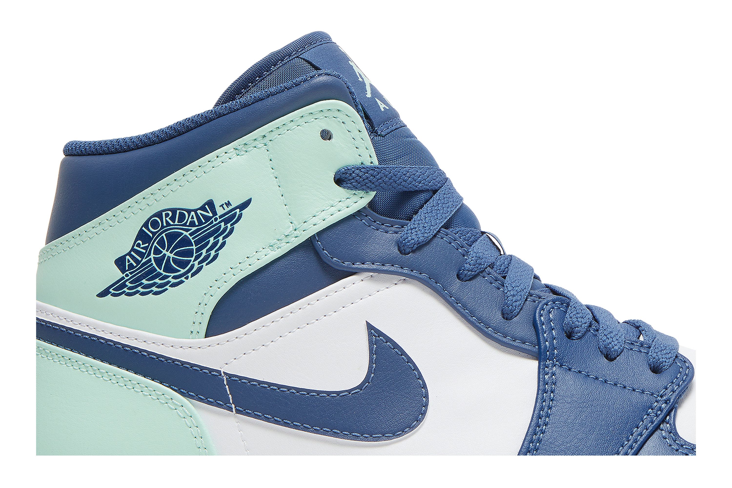 Buy Air Jordan 1 Mid Blue Mint 554724 413 GOAT