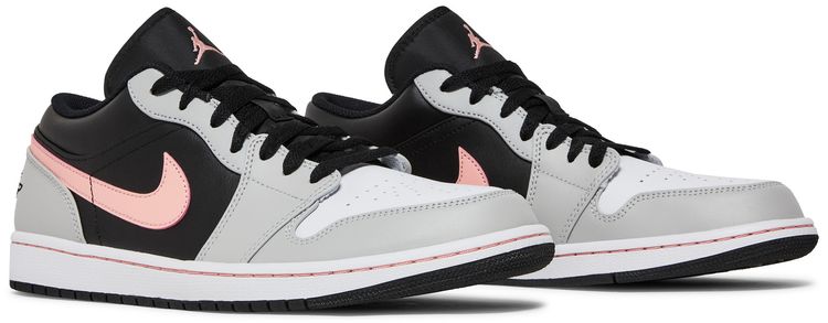Air Jordan 1 Low Grey Fog Bleached Coral