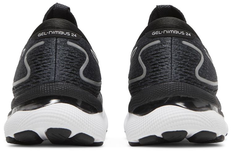 Asics Gel Nimbus 24 Black White