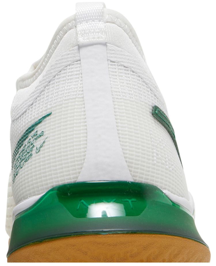 NikeCourt React Vapor NXT White Gorge Green