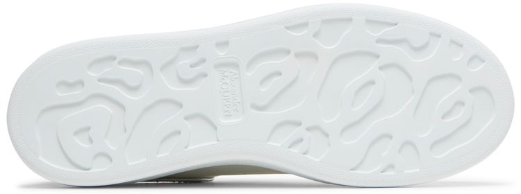 Alexander McQueen Wmns Oversized Sneaker White Silver Glitter