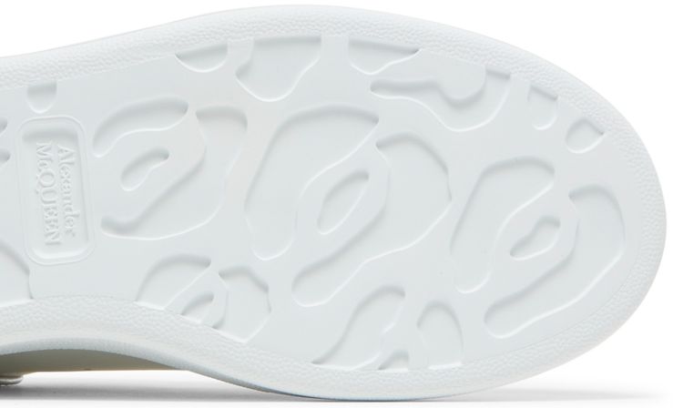 Alexander McQueen Wmns Oversized Sneaker White Silver Glitter