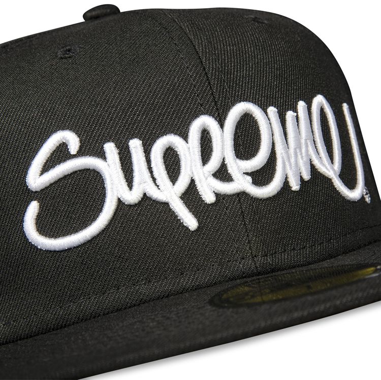 Supreme Handstyle New Era Black