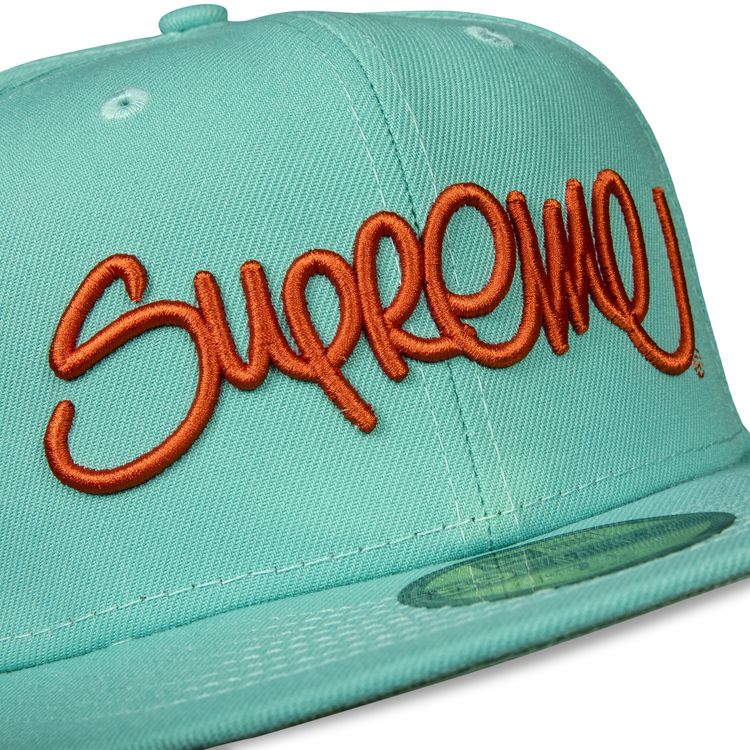 Supreme Handstyle New Era Mint