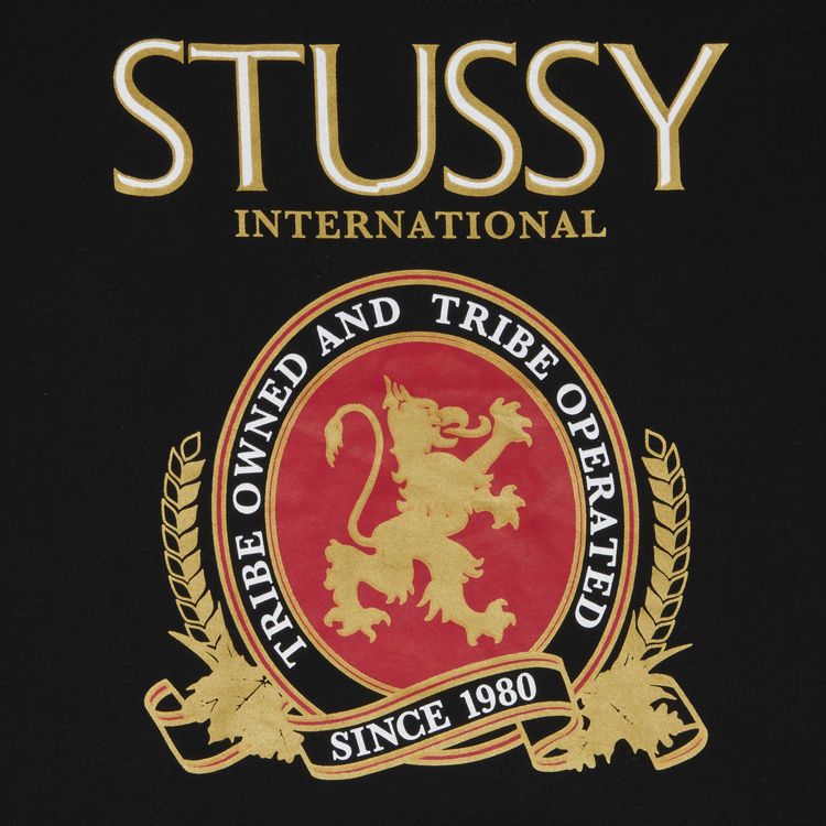 Stussy Beer League Long Sleeve Crew Black