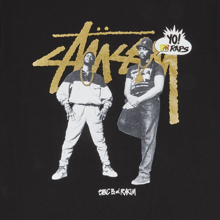 Stussy Eric B  Rakim Tee Black