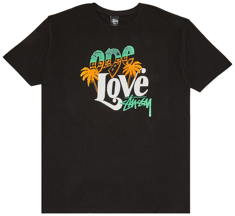 Stussy One Love Stock Tee Black