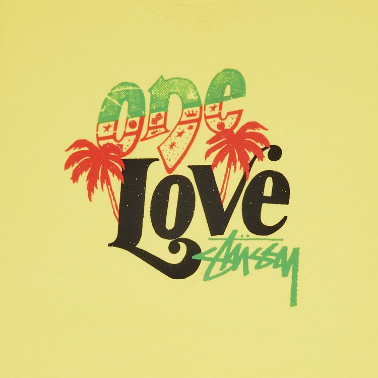 Stussy One Love Stock Tee Yellow