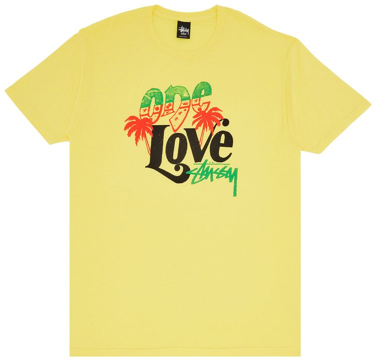 Stussy One Love Stock Tee Yellow