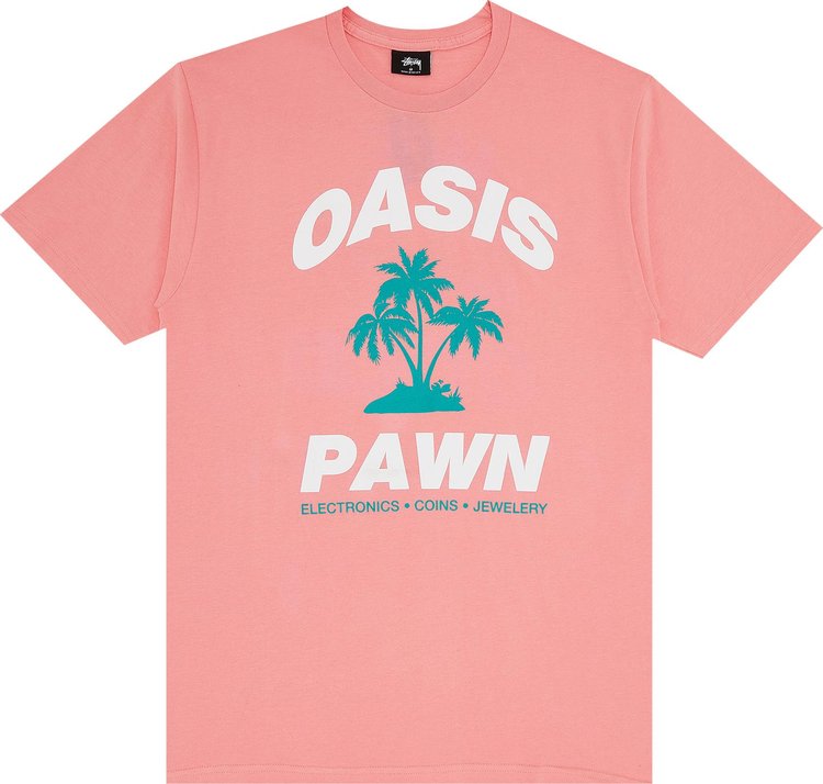 Stussy Oasis Pawn Tee Rose