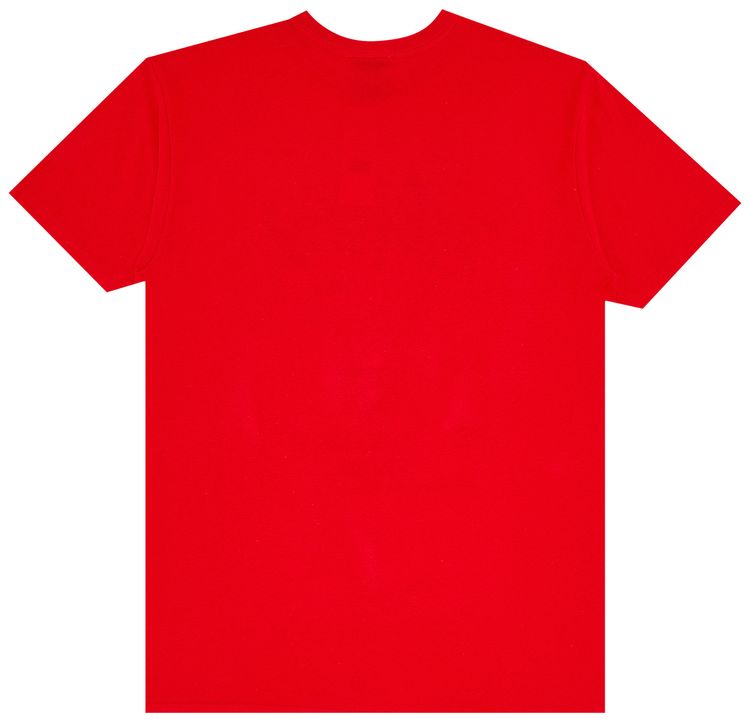 Stussy World Tour Flower Block Tee Brite Red