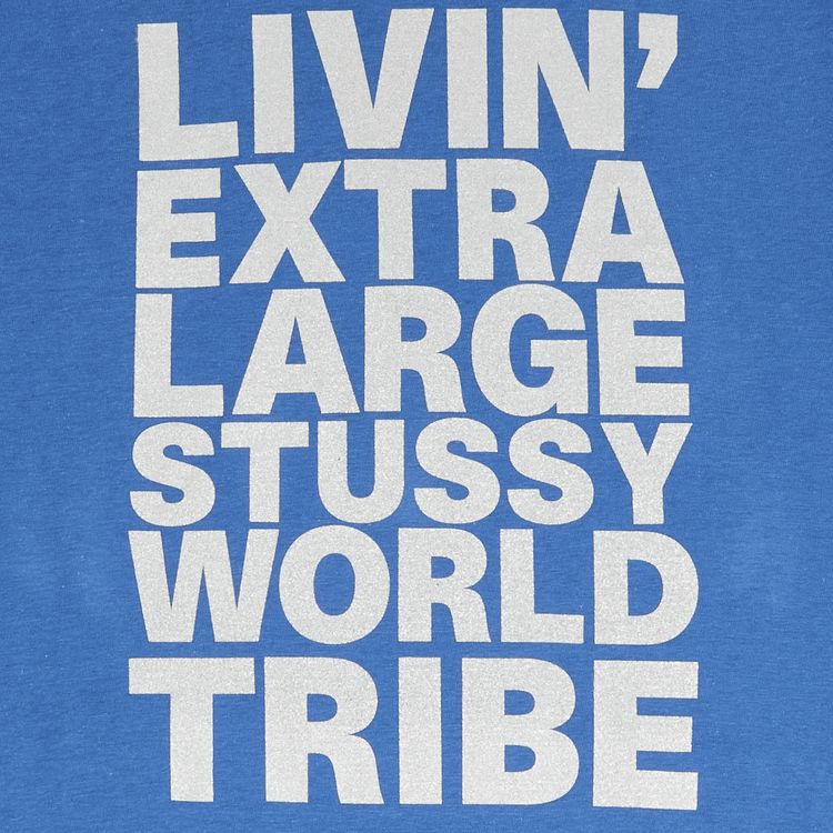 Stussy Livin XL Block Tee Blue