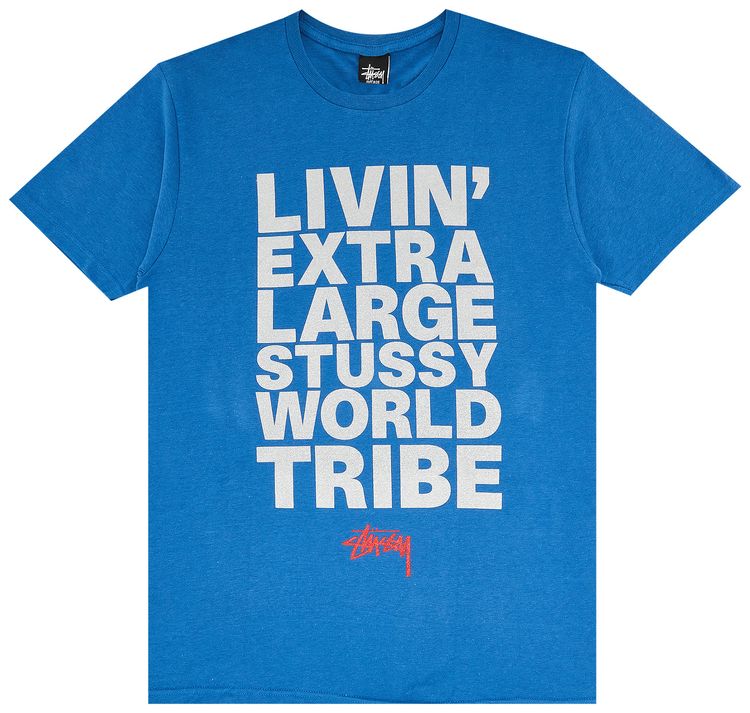 Stussy Livin XL Block Tee Blue