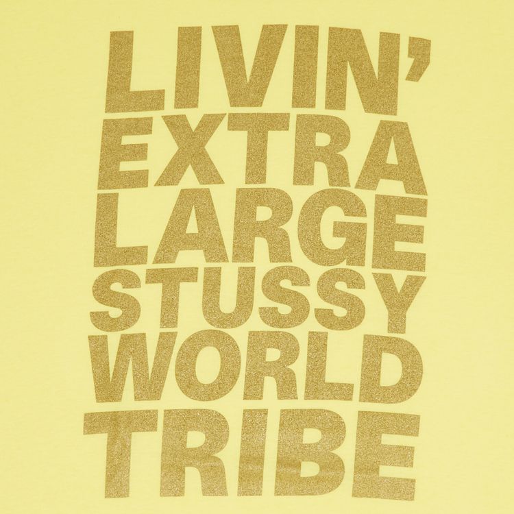 Stussy Livin XL Block Tee Yellow