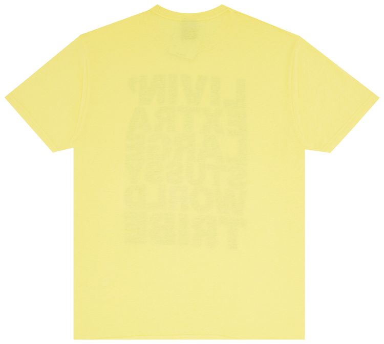 Stussy Livin XL Block Tee Yellow