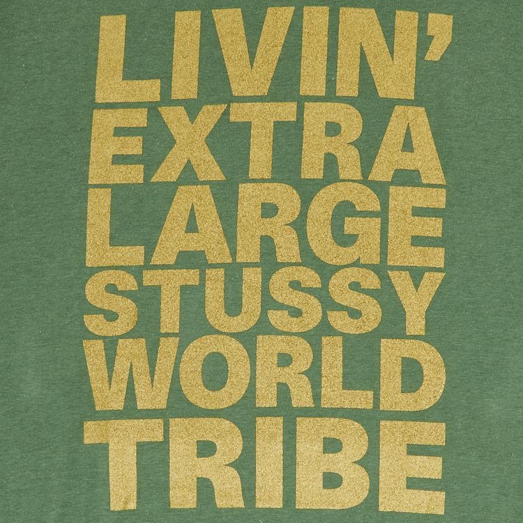 Stussy Livin XL Block Tee Green