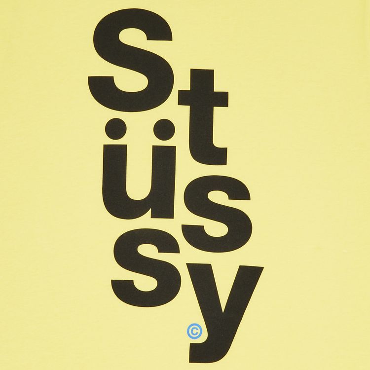 Stussy Stack Tee Yellow