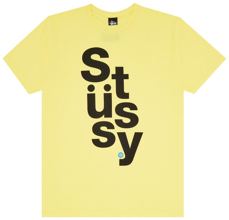 Stussy Stack Tee Yellow