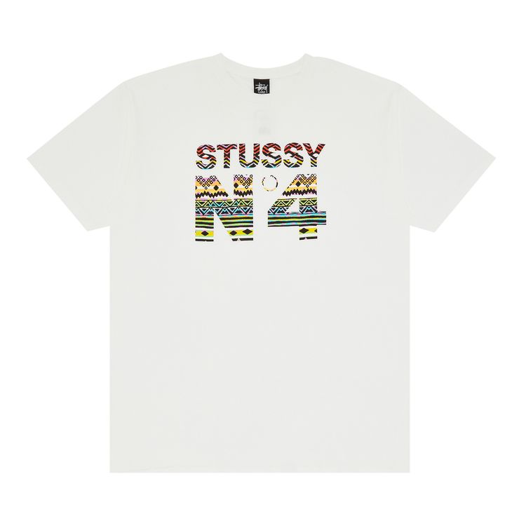 Stussy Tribal No 4 Tee White
