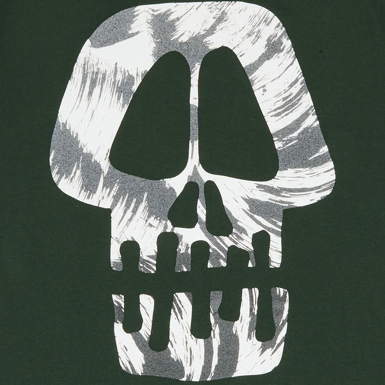 Stussy Brush Skull Tee Dark Green