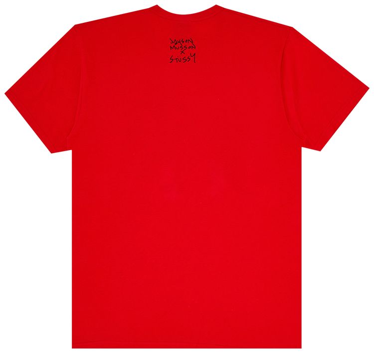 Stussy Dolphin Static Tee Red