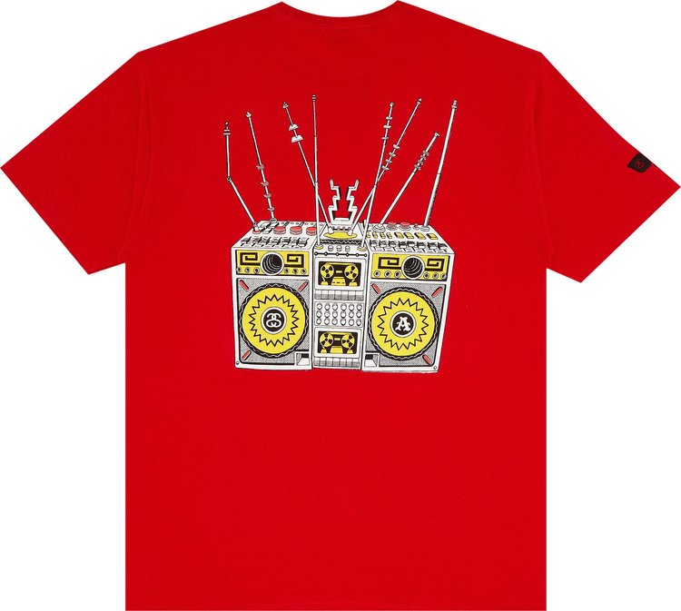 Stussy Alakazam Boombox Tee Red