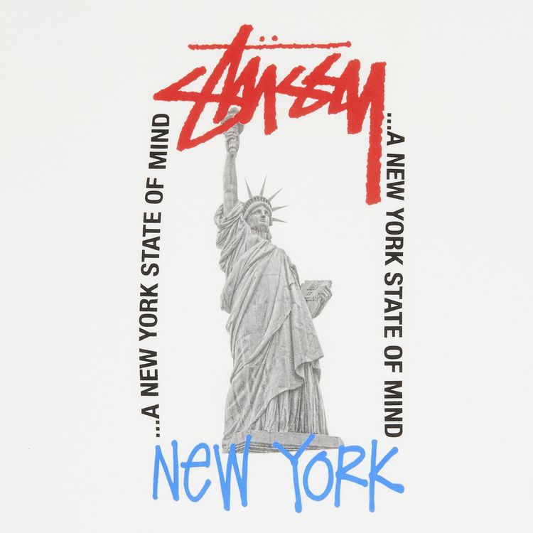 Stussy A New York State of Mind Tee White