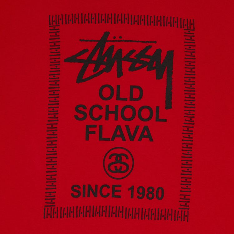 Stussy Old School Flava Tee Red