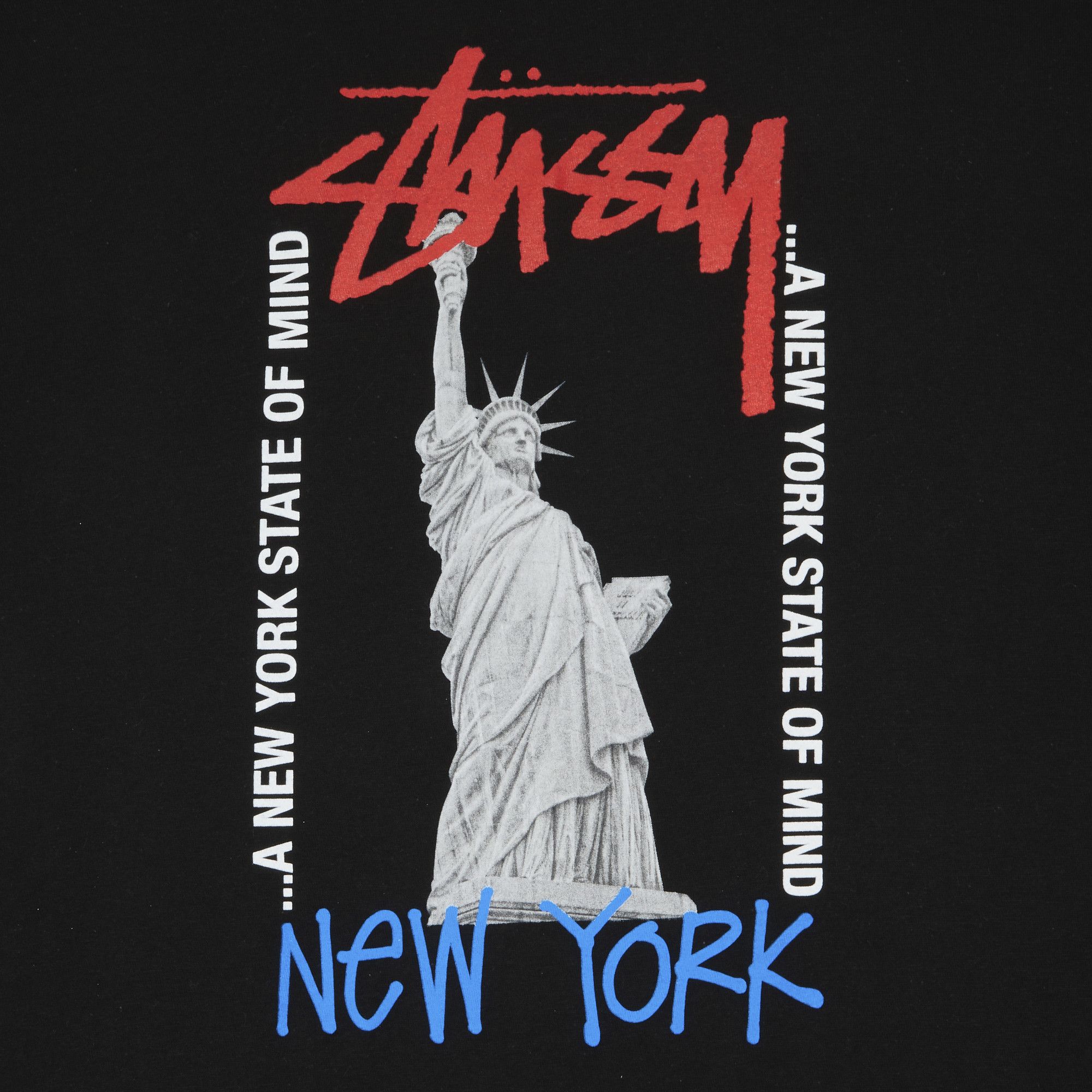 Buy Stussy A New York State of Mind Tee 'Black' - 0535